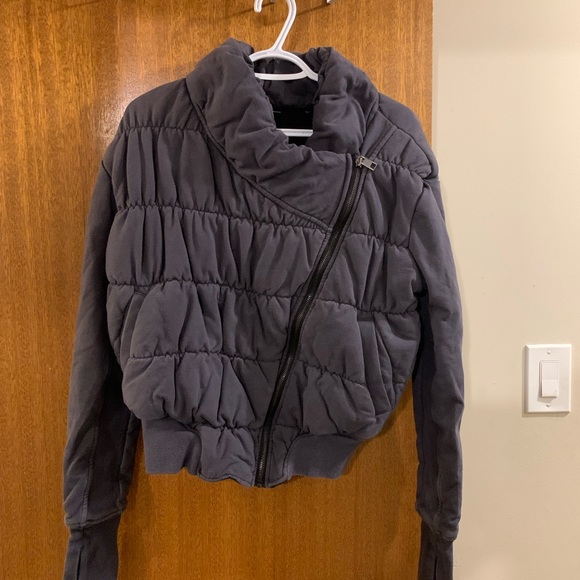 lululemon athletica Jackets & Blazers - Lululemon asymmetrical Gray Women's Puffer Jacket